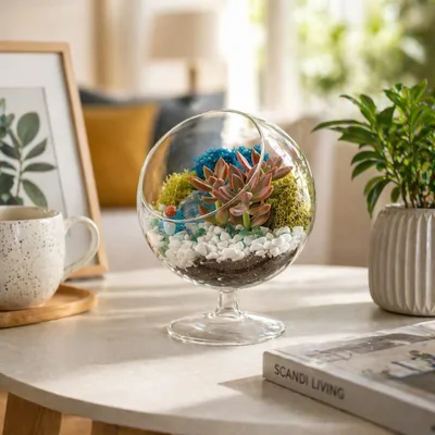 Creations by Nathalie Glaskelch-Terrarium-Set, 15 cm