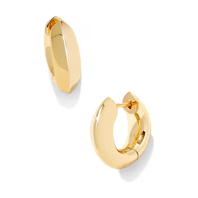 Orecchini a cerchio Kendra Scott Mikki dorati