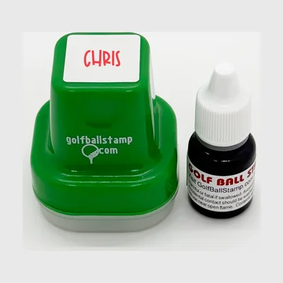 Sello personalizado para pelotas de golf con tinta de recambio