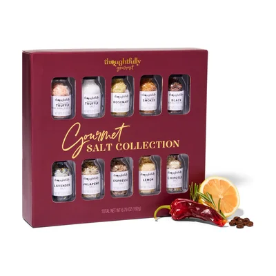 Thoughtfully Gourmet Salt Sampler, Set of 10