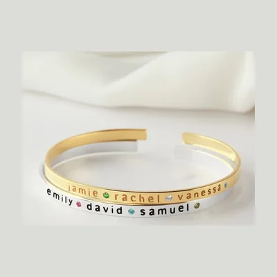 Centime Grandchildren Birthstone Bracelet