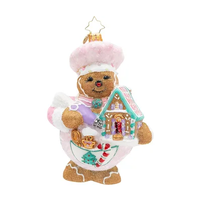 Christopher Radko Holiday Baker Glass Ornament