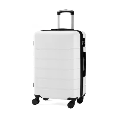 VXB 20 inch hardside carry-on spinner with double spinner wheels and TSA lock