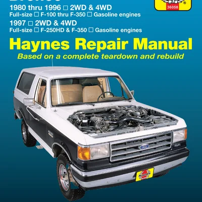Haynes Ford Pick-Ups and Bronco Repair Manual