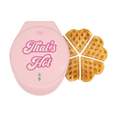 Paris Hilton Waffeleisen für 5 Mini-Herzwaffeln