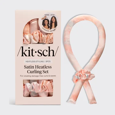 Kitsch Satin Heatless-Curls-Set