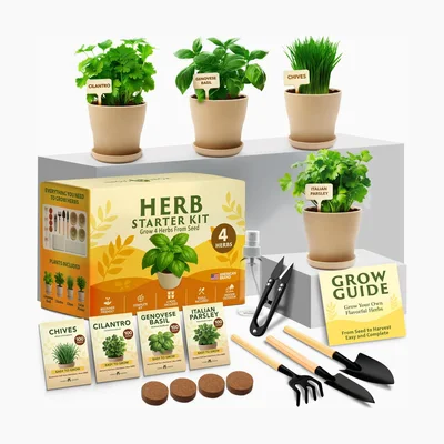 Indoor Herb Garden Starter Kit