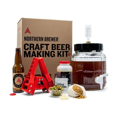 Northern Brewer Craft Beer Making Kit, 1 gallon (siphonless fermenter)