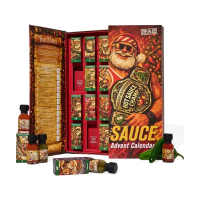 Man Crates Hot Sauce Advent Calendar