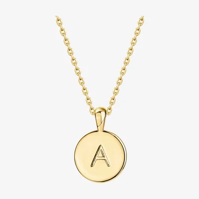 Collana con iniziale placcata oro 14K Awvialy