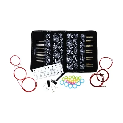 ChiaoGoo Twist Red Lace 5-Inch Needle Set