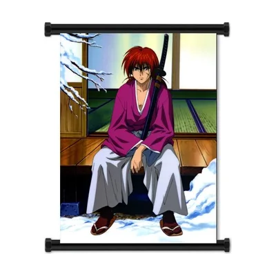 Rurouni Kenshin Anime Fabric Wall Scroll