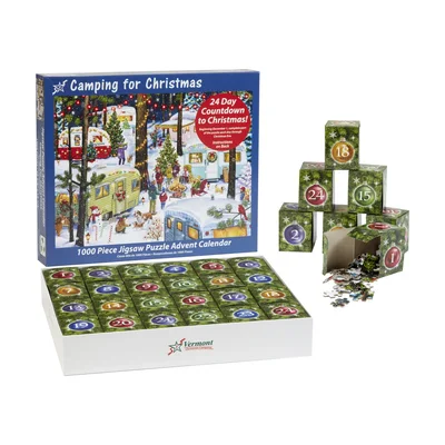 Vermont Christmas Company Jigsaw Advent Calendar