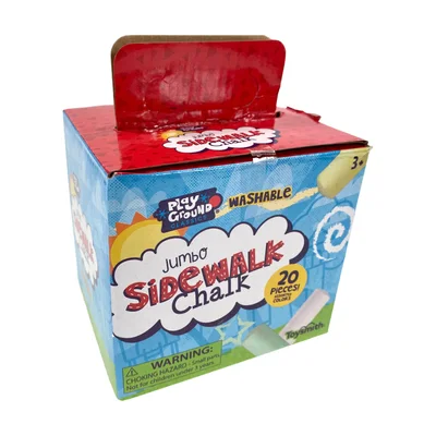 Bird in Hand Jumbo Sidewalk Chalk, 20-Piece