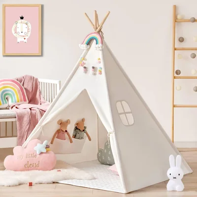Tiny Land Cotton Canvas Teepee Tent