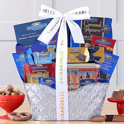 Ghirardelli Collection Chocolate Gift Basket