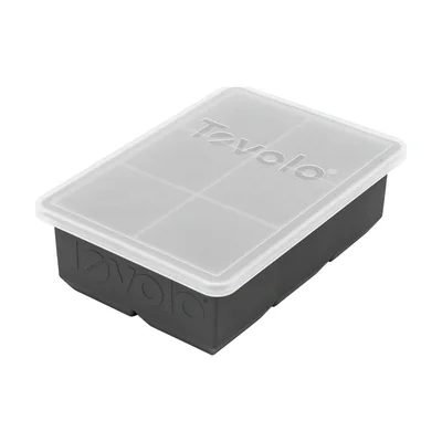 Tovolo King Cube Eiswürfelform 5 cm mit Deckel