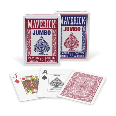 Cartes à jouer Maverick Jumbo Index