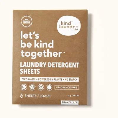 Fogli detersivo da viaggio Kind Laundry