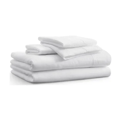 Blu Dot Stone Washed Linen Sheet Set