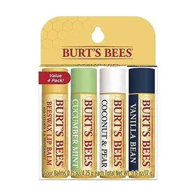 Burt's Bees Lip Balm 4-Pack
