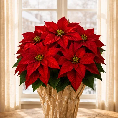 SendPlants roter Weihnachtsstern