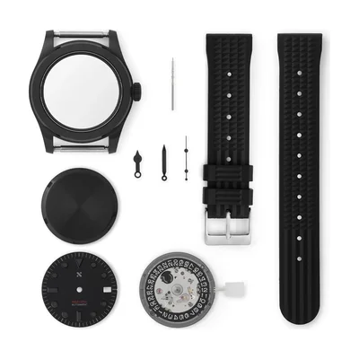 Kit per costruire un orologio namokiMODS Black Lume