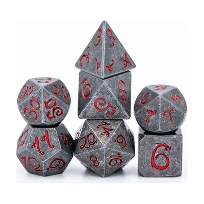 Set de dés en métal steampunk UDIXI