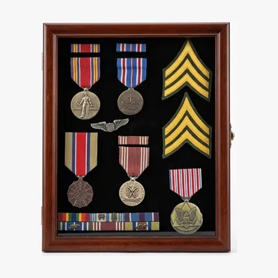 Vitrine murale pour médailles militaires