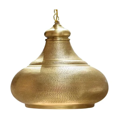 Gifts of Morocco Pierced Brass Lantern