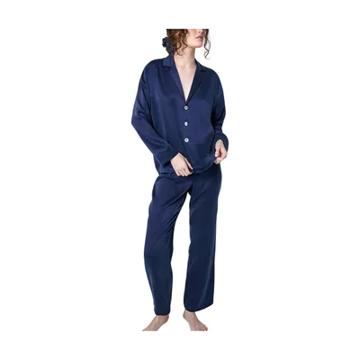 Lunya waschbarer Seidenpyjama zum Knöpfen