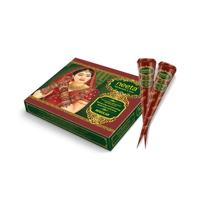 Neeta Mehendi Henna Cones, 12-Pack