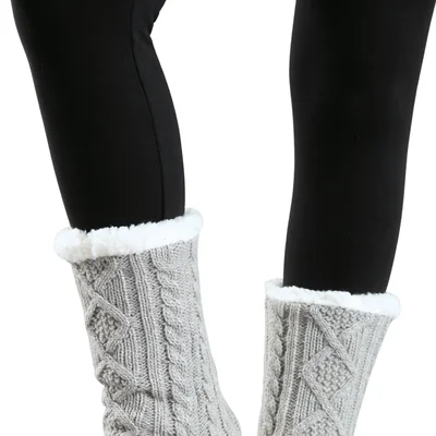 Just Cozy Kuschelsocken mit Antirutschsohle