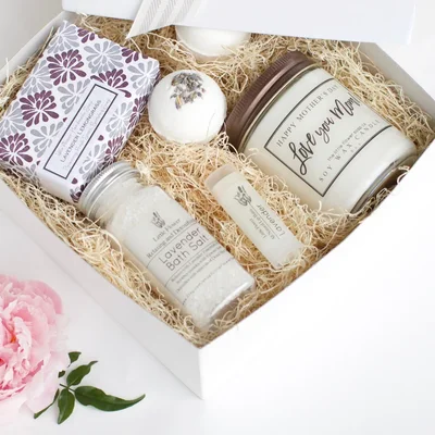 Box regalo spa alla lavanda Little Flower Soap Co