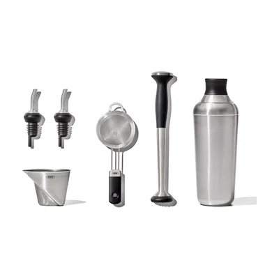 OXO Steel 6-Piece Barware Set