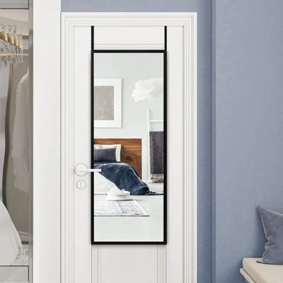 Tangkula Full-Length Over-the-Door Mirror