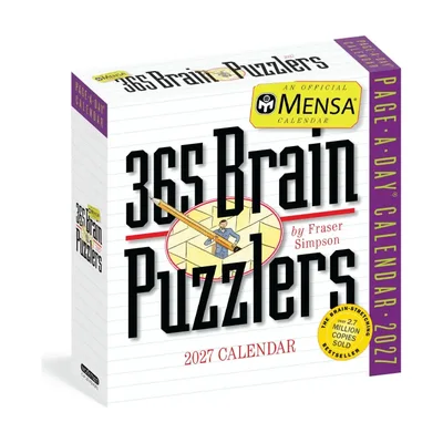 Mensa 365 Brain Puzzlers Calendar 2027