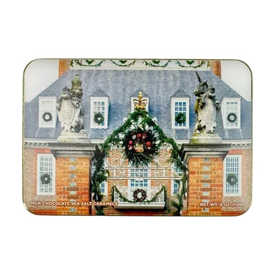 Colonial Williamsburg Peppermint Bark Tin