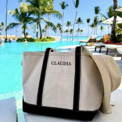 Personalized Bridesmaid Canvas Tote