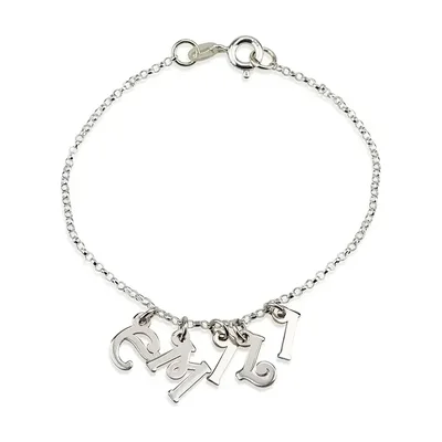 Onecklace Letter Charm Bracelet