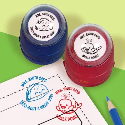 Personalized Self-Inking Teacher Stamp