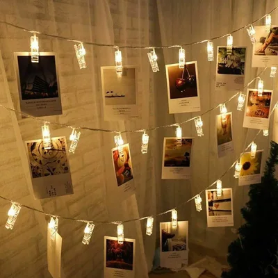 Letifly LED String Lights Photo Clip