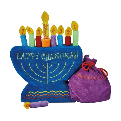 Rite Lite Plüsch-Chanukka-Menora