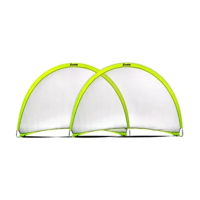 Porterías de fútbol plegables Franklin Sports, pack de 2