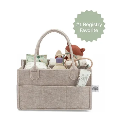 Parker Baby Co. Felt Diaper Caddy Organizer