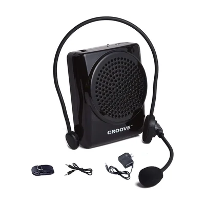 Croove Portable Voice Amplifier with Headset Mic