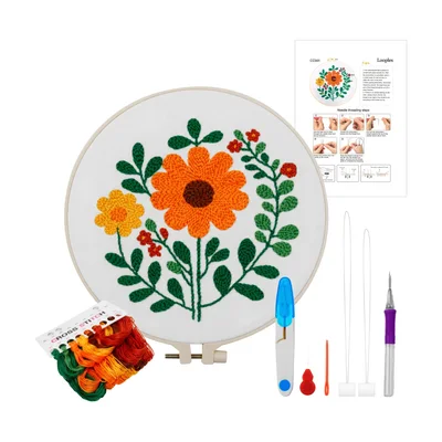 Wood Art Supply Punch Needle Embroidery Kit