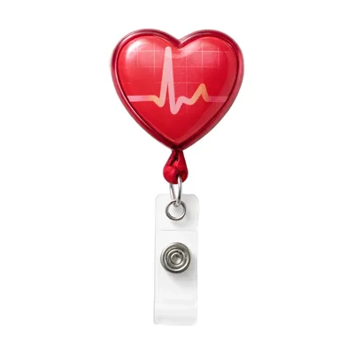 Specialist ID Heart-Shaped Retractable Badge Reel