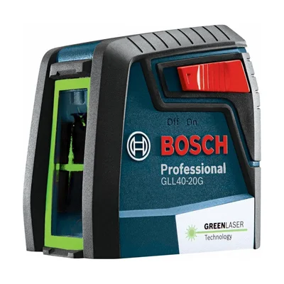 Nivel láser autonivelante de línea verde Bosch GLL40-20G