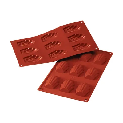 Silikomart Madeleine-Backform SF032, 9 Mulden